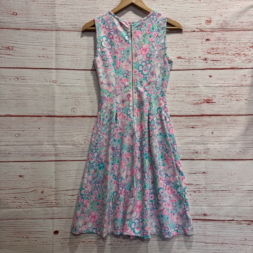 Lilly Pulitzer Kinsey Dress in Resort White Love Bug Sz XS - Picture 9 of 13